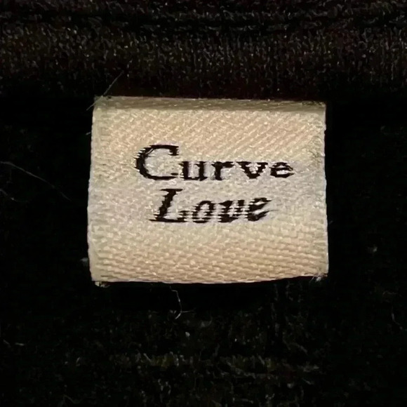 Abercrombie and Fitch Vegan Pants Ladies Size 12/31 Black High Waist Baggy EUC - Picture 9 of 9